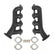 LS Swap Exhaust Manifolds 1990-2004 GM S-10, Sonoma LS Swap Exhaust Manifolds, 2.50 Inch Outlet Black Ceramic Finish Hooker BlackHeart