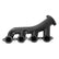 LS Swap Exhaust Manifolds 1990-2004 GM S-10, Sonoma LS Swap Exhaust Manifolds, 2.50 Inch Outlet Black Ceramic Finish Hooker BlackHeart