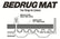 Bedmat For Drop-In 07-18 Silverado/Sierra 5'8 inch Bed 1/2 Inch Thick Installs Over Existing Plastic Drop In Bed Liner Charcoal BedRug