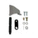 B&M B&M Cable Bracket & Shift Lever Kit - Pro Gate Shifter - 4R100/E4OD 40508