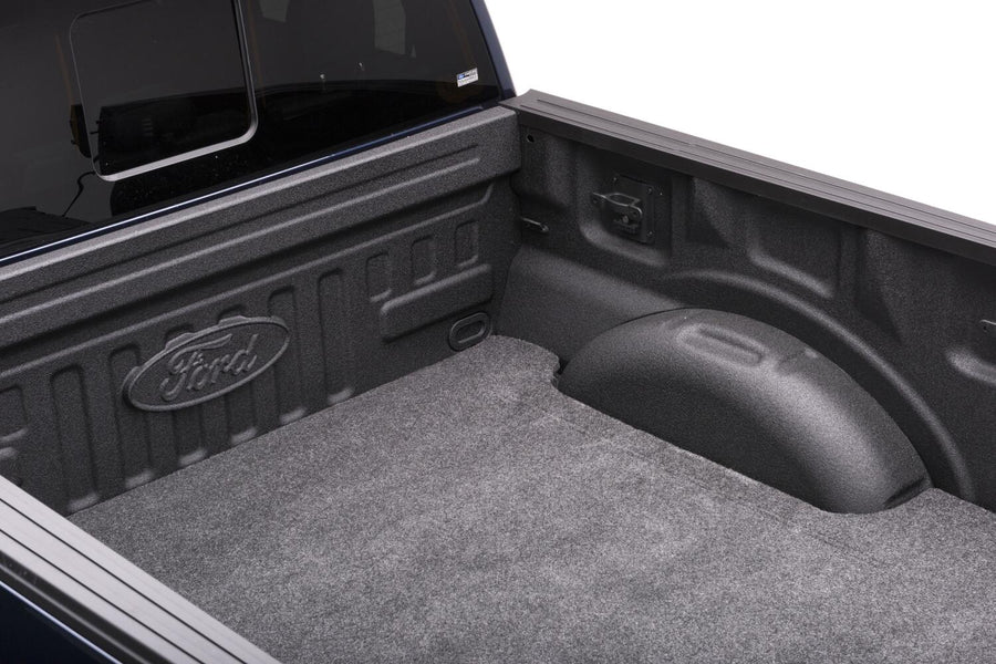 Bedmat For Spray-In Or No Bed Liner 2009-14 Ford F-150 5'6 inch Bed 3/4 Inch Thick For Use w/Spray On Bed Liner And Non Liner Applications Charcoal BedRug