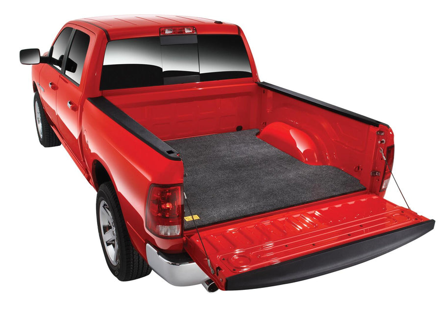 Bedmat For Spray-In Or No Bed Liner 09-18 (19-22 Clc) Ram 5'7 inch Bed W/O Rambox 3/4 Inch Thick For Use w/Spray On Bed Liner And Non Liner Applications w/o Bed Rail Storage Charcoal BedRug