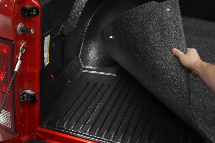 Bedmat For Drop-In 07-21 Toyota Tundra 5'6 inch Bed 1/2 Inch Thick Installs Over Existing Plastic Drop In Bed Liner Charcoal BedRug