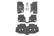 Jeep 07-18 Jeep JK Unltd 4Dr Front 4Pc Floor Kit (Inc Heat Shields) Floor Liner Kit 4 pc. Front Kit Includes Heat Shields Charcoal BedRug