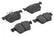 Brake Pads (Set of 4) Rear Fits Audi Q3 19-24, A3 Quattro 19-20, S3 15-20, TT Quattro 17-18 VW Golf R 15-19, Atlas 18, Arteon 19-21, Tiguan 18-24 APR
