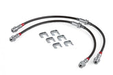 Braided Stainless Steel Brake Lines (Set of 2) Front Fits Volkswagen Golf R 12-13, R32 08 APR