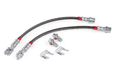 Braided Stainless Steel Brake Lines (Set of 2) Rear Fits Volkswagen Golf SportWagen 15-19, Golf Alltrack 17-19, Tiguan Limited 17-18, Tiguan 09-17, GTI 15-24, Jetta 19-24, Golf 15-21, Passat 12-22 APR