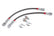 Braided Stainless Steel Brake Lines (Set of 2) Rear Fits Volkswagen Golf SportWagen 15-19, Golf Alltrack 17-19, Tiguan Limited 17-18, Tiguan 09-17, GTI 15-24, Jetta 19-24, Golf 15-21, Passat 12-22 APR