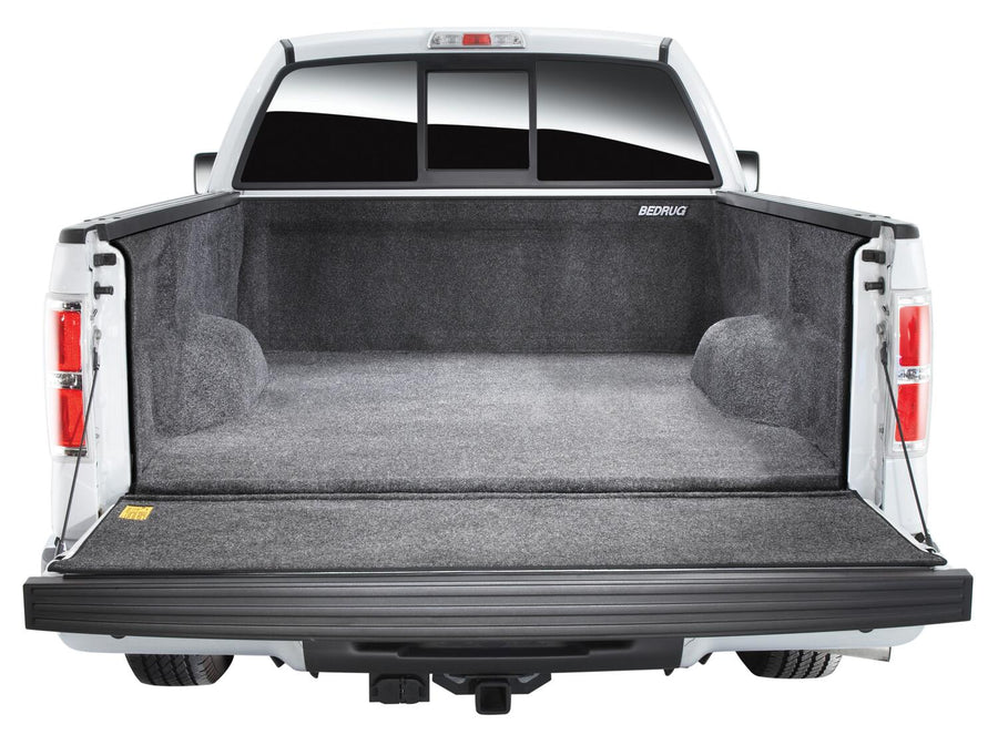 99-16 Ford Superduty 6.5' Bed Without Factory Step Gate Complete Truck Bed Liner 3/4 Inch Thick Floor 1/4 Inch Thick Side Walls Incl. Bulkhead And Tailgate Charcoal BedRug