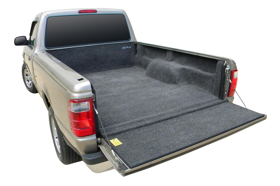 Complete Truck Bed Liner 3/4 Inch Thick Floor 1/4 Inch Thick Side Walls Included Bulkhead And Tailgate 2024 Ford Ranger Supercrew 5' Bed Charcoal BedRug