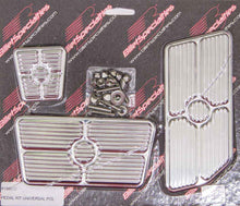 Load image into Gallery viewer, Billet Specialties Universal Pedal Kits Grooved Polished 198622