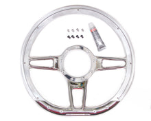 Load image into Gallery viewer, Billet Specialties Steering Wheel Formula D-Shaped 14in Polished 29409