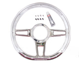 Billet Specialties Steering Wheel Formula D-Shaped 14in Polished 29409