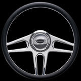 Billet Specialties Steering Wheel 1/2 Wrap 15.5in Tec 5 Polished 34051