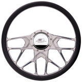 Billet Specialties Steering Wheel 1/2 Wrap 15.5in Redline Polished 34107