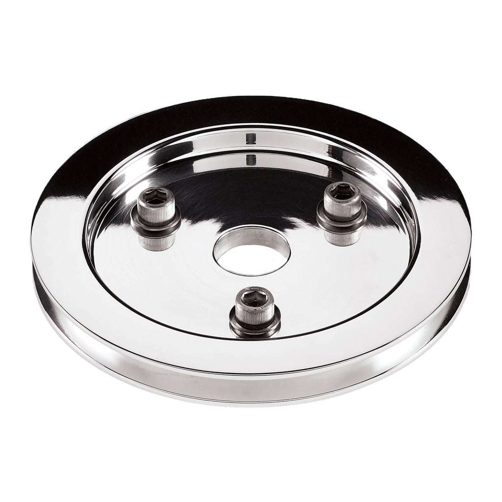 Billet Specialties BBC 1 GRV Crank Pulley LWP Polished 79210