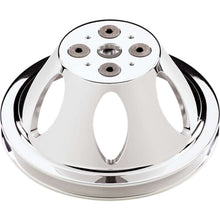 Load image into Gallery viewer, Billet Specialties Polished SBC 1 Groove Upper Pulley 80120