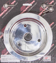 Load image into Gallery viewer, Billet Specialties Polished BBC 3 Groove Lower Pulley 83320