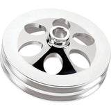 Billet Specialties Power Steering Pulley 2 Groove Press on 77-  GM 86520