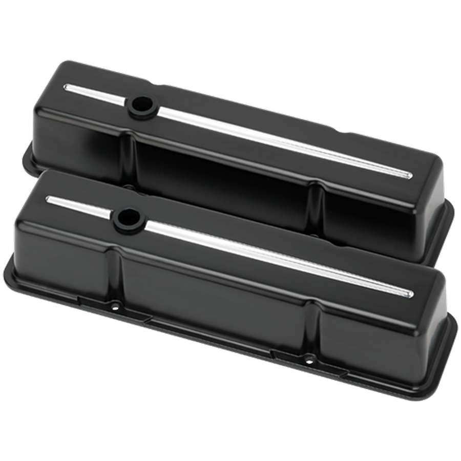 Billet Specialties SBC Tall Valve Covers Black 95224