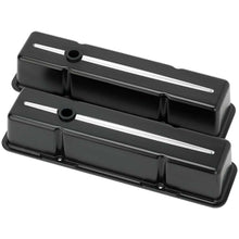 Load image into Gallery viewer, Billet Specialties SBC Tall Valve Covers Black 95224