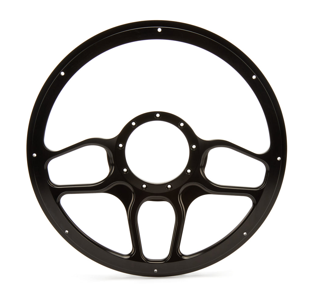 Billet Specialties Steering Wheel 1/2 Wrap Win Lite Black BLK30102