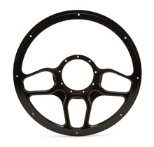 Load image into Gallery viewer, Billet Specialties Steering Wheel 1/2 Wrap Win Lite Black BLK30102