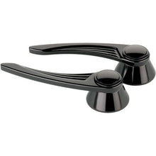 Load image into Gallery viewer, Billet Specialties Black Door Handles Ball Milled GM/Ford 49-Up BLK45525