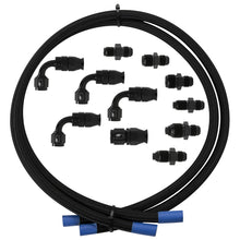 Load image into Gallery viewer, Billet Specialties Hose Kit Power Steering w/Pump Mount Reservoir BLK77905