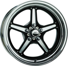 Load image into Gallery viewer, Billet Specialties Street Lite Black Wheel 15x10 4.5in BS BRS035106145N