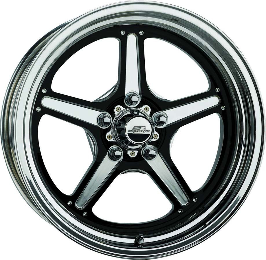 Billet Specialties Street Lite Black Wheel 15x4 2.25in BS BRS035406522N