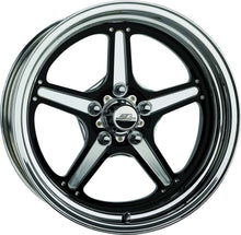 Load image into Gallery viewer, Billet Specialties Street Lite Black Wheel 15x4 2.25in BS BRS035406522N