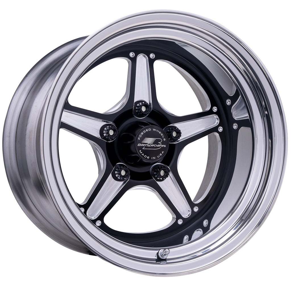 Billet Specialties Street Lite Black Wheel 15X10 5.5IN BS BRS23510L6155