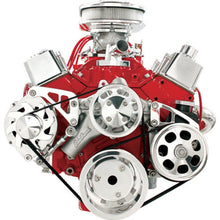 Load image into Gallery viewer, Billet Specialties SBC LWP Serpentine Conversion KIt Polished FM2121PC