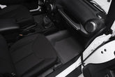 Jeep Bedtred 07-18 Jeep JK Unltd 4Dr Front 4Pc Floor Kit (Inc Heat Shields) Charcoal BedRug