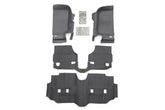 Jeep Bedtred 07-18 Jeep JK Unltd 4Dr Front 4Pc Floor Kit (Inc Heat Shields) Charcoal BedRug