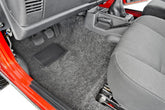 Jeep Bedtred 11-18 JK 2Dr Front 3Pc Floor Kit (Includes Heat Shields) Floor Liner Kit 3 pc. Front Kit Includes Heat Shields Charcoal BedRug