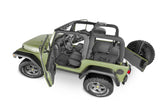 Jeep Bedtred 97-06 Jeep TJ 97-06 Rear 4Pc Cargo Kit Incl. Driver Left Hand Panel Passenger Right Hand Panel Cargo Area Tailgate Replaces Factory Carpet Kit Charcoal BedRug