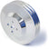 CVF Racing polished Buick 2-groove water pump pulley, BUICK2WP