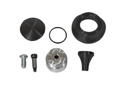 CVF Racing Stealth Black Carbon Fiber Design billet quarter window crank handles, universal fit, B-QWC-4-KIT