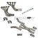 Speed Engineering 1997-2004 C5 Corvette 1-7/8" Longtube Headers & X-Pipe Full Kit (LS1 LS6 Engines) 25-1034