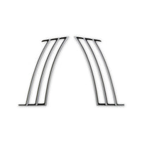 Quarter Window Chrome Trim Fits 2010-2014 Chevrolet Camaro Drake Muscle Cars
