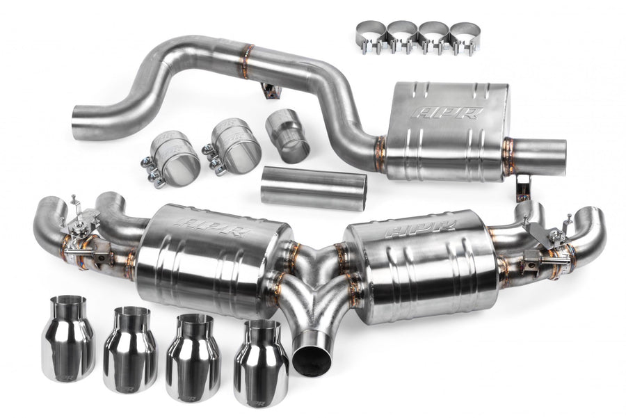 Catback Exhaust System S3 Sportback (8V) / T-Roc Fits ROW Market Audi S3 8V and T-Roc APR