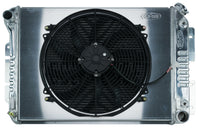 COLD-CASE Radiators 67-69 Camaro BB / Firebird Auto Transmission Aluminum Radiator and 16 Inch Fan Kit Cold Case Radiators CHC11AK