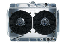 Load image into Gallery viewer, COLD-CASE Radiators 64-65 Chevelle Radiator &amp; Dual 12in Fan Kit AT CHE541AK