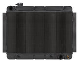 COLD-CASE Radiators 66-67 Chevelle Radiator Auto Trans Black CHE542AB