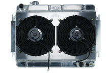 Load image into Gallery viewer, COLD-CASE Radiators 66-67 Chevelle Radiator &amp; Dual 12in Fan Kit MT