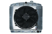 Load image into Gallery viewer, COLD-CASE Radiators 55-57 Tri-5 Chevy Radiat or &amp; 16in Fan Kit