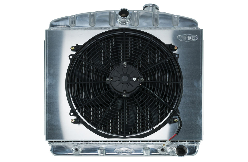 COLD-CASE Radiators 55-57 Tri-5 Chevy Radiat or & 16in Fan Kit CHT562AK