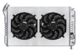 COLD-CASE Radiators 69-72 Corvette Radiator w/ 12in Dual Fan Kit CHV714A-1K